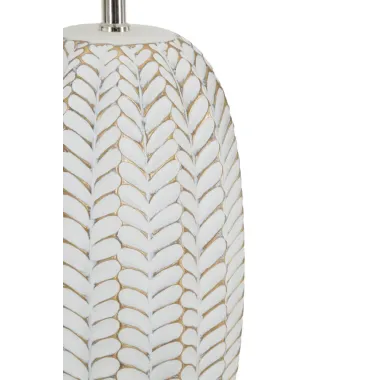 LAMPA STOŁOWA Z ŻYWICY LEAF 35X65 cm